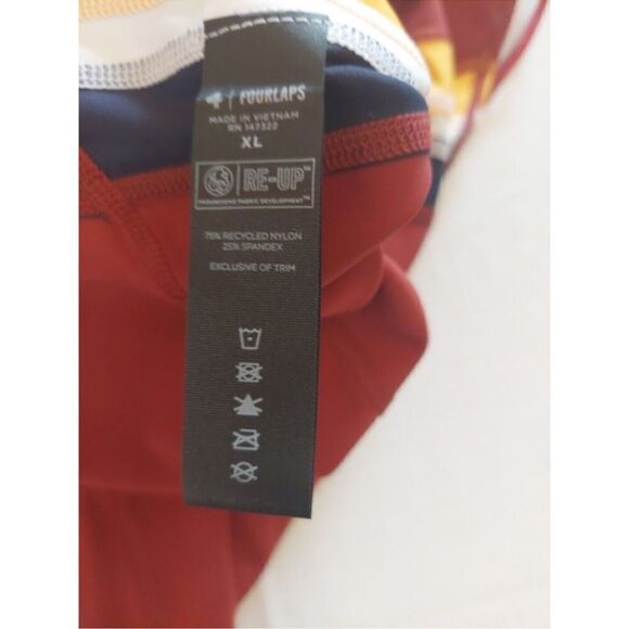 NWat FourLaps Women’s Elevate Deep Red Workout Jumpsuit One Piece Gym Wear - XL - Picture 14 of 14